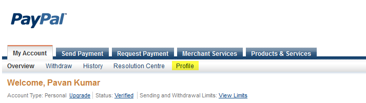Paypal Profile Link Paypal Profile Link